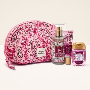 Vera Bradley Pink Paisley Gift Set