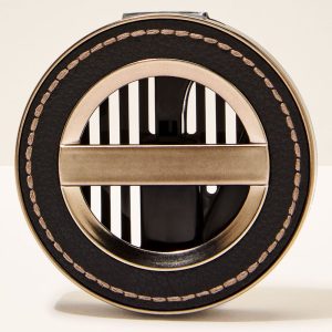 Leather Stitched Car Fragrance Holder