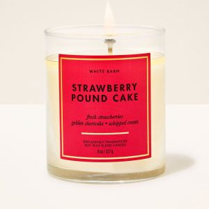 Strawberry Pound Cake Single Wick Candle