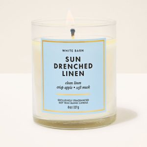 Sun Drenched Linen Single Wick Candle