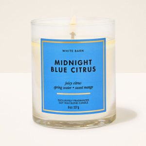 Midnight Blue Citrus Single Wick Candle