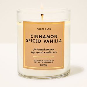 Cinnamon Spiced Vanilla Single Wick Candle