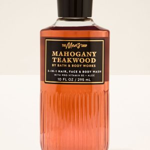 Mahogany Teakwood 3-in-1 Hair, Face & Body Wash