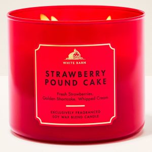 Strawberry Pound Cake 3-Wick Candle