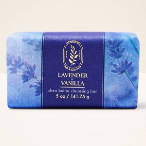 Lavender Vanilla Shea Butter Cleansing Bar