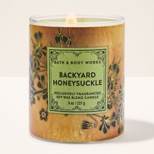 Backyard Honeysuckle Single Wick Candle