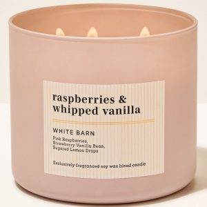 Raspberries & Whipped Vanilla 3-Wick Candle