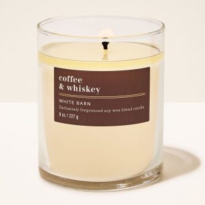 Coffee & Whiskey Single Wick Candle