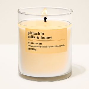 Pistachio Milk & Honey Single Wick Candle