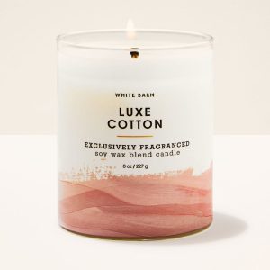 Luxe Cotton Single Wick Candle
