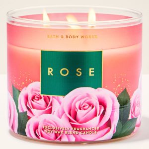 Rose 3-Wick Candle