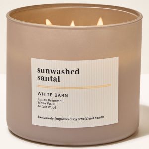 Sunwashed Santal 3-Wick Candle