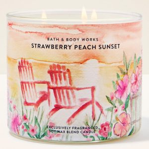 Strawberry Peach Sunset 3-Wick Candle