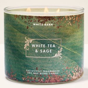 White Tea & Sage 3-Wick Candle