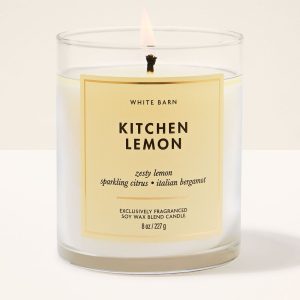 Kitchen Lemon Single Wick Candle