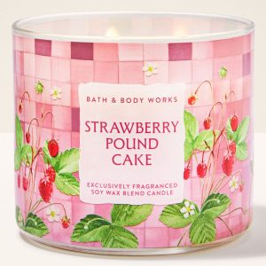 Strawberry Pound Cake 3-Wick Candle
