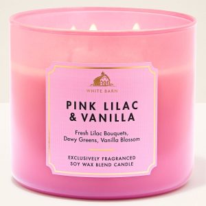 Pink Lilac & Vanilla 3-Wick Candle