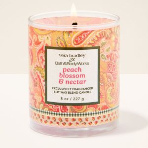 Peach Blossom & Nectar Single Wick Candle