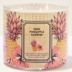 Pink Pineapple Sunrise 3-Wick Candle