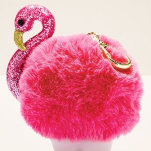Flamingo Pom PocketBac Holder