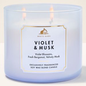 Violet & Musk 3-Wick Candle
