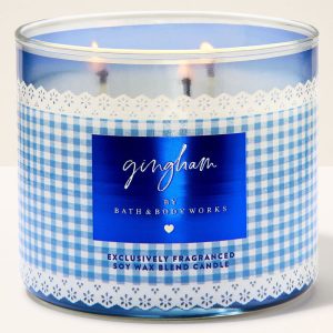 Gingham 3-Wick Candle
