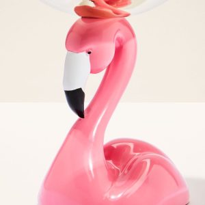 Flamingo Pedestal 3-Wick Candle Holder