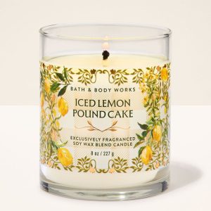 Iced Lemon Pound Cake Single Wick Candle